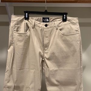 NWT The North Face Sprag 5 pocket lifestyle pants in crockery beige.